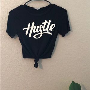 Hustle crop top